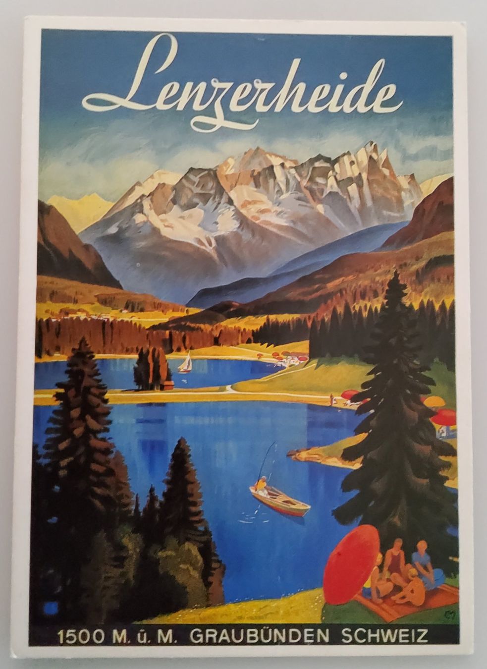 Cartoline postali: Ansichtskarte Lenzerheide Repro-Karte – Usato da Buchrain venduto da mue_kru