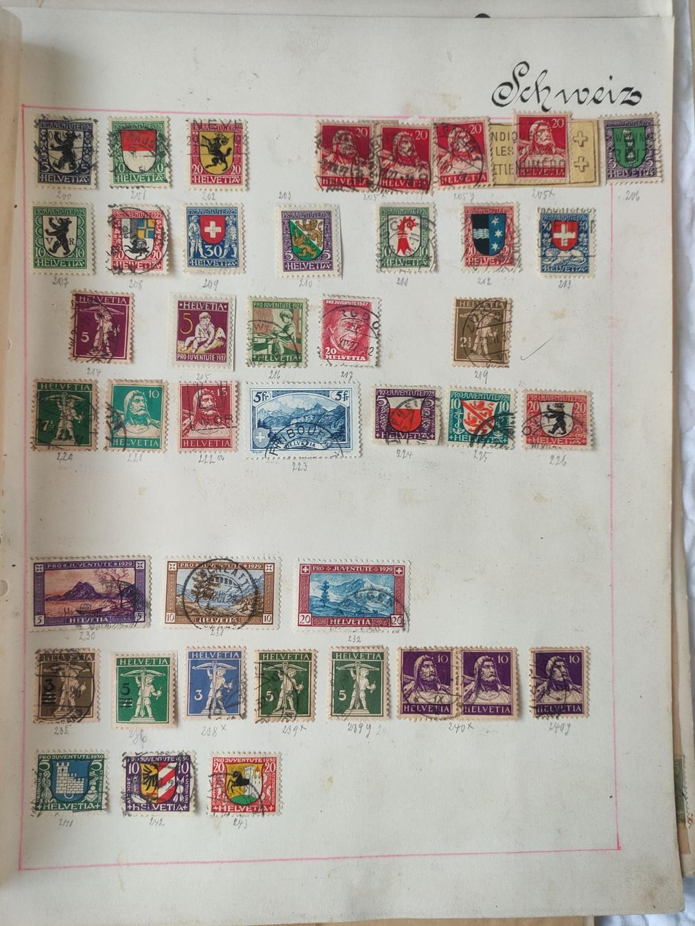 Alle Briefmarken: Schweizer Briefmarken – Gebraucht aus St. Gallen von Pintador 6