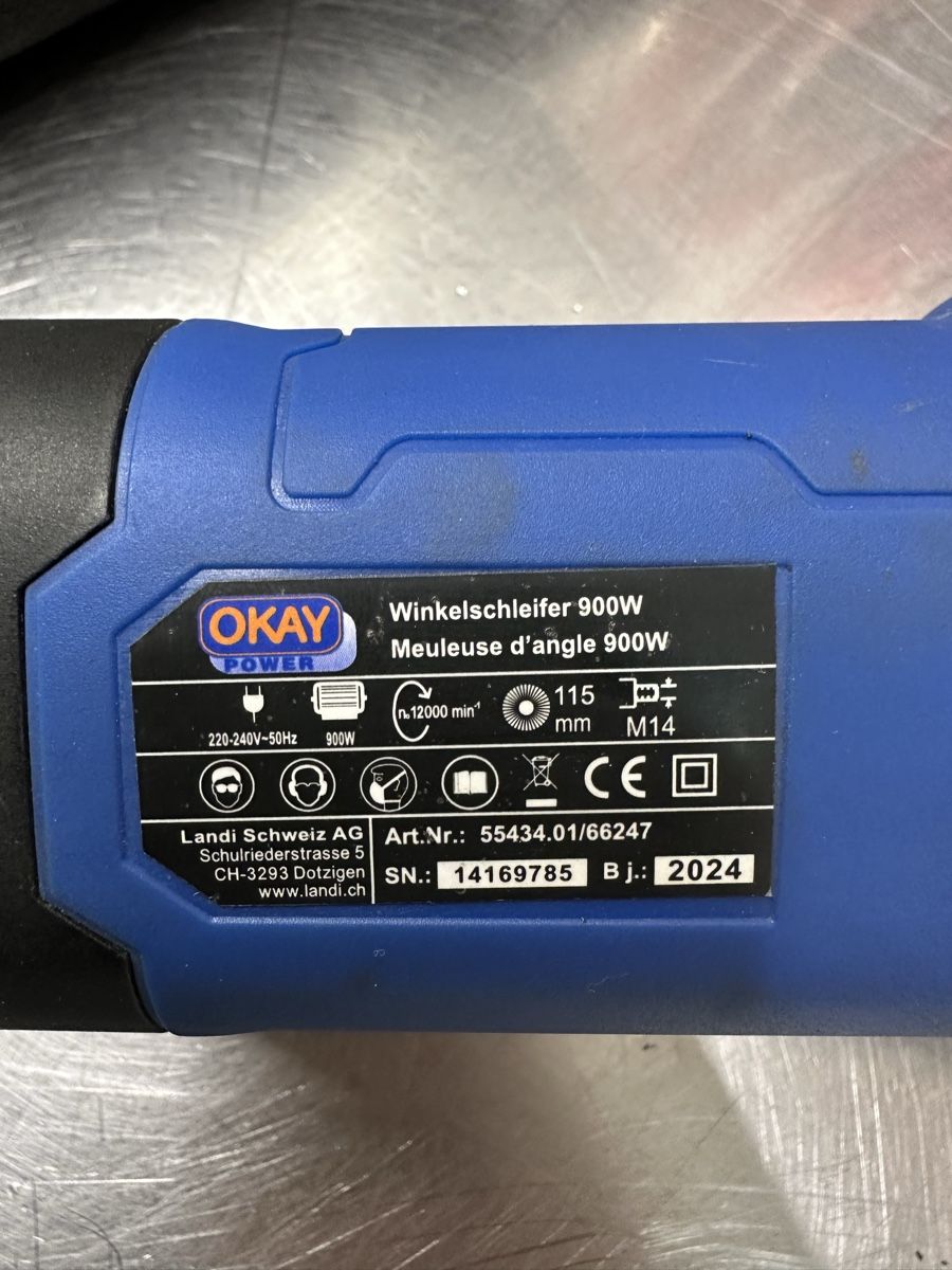 Alle Werkzeuge: Winkelschleifer 900W mit Koffer neuwertig – Neu (gemäss Beschreibung) aus Schwende von weesli 5