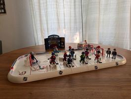 Playmobil Eishockey Feld, Spieler, Eismaschine (Zamboni)