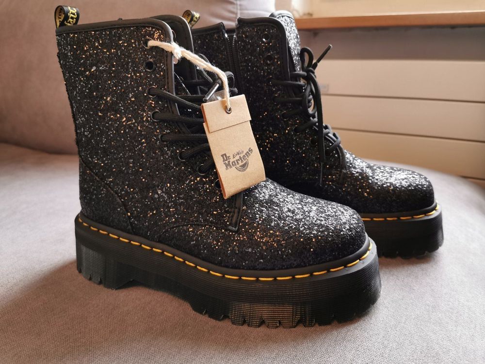 Dr martens glitter clearance jadon