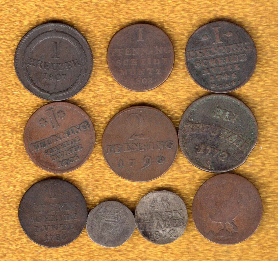 Alle Münzen: Germany old coins 10 stück – Gebraucht aus Leibstadt von baroc333 1