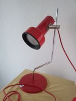 Vintage Spotlampe Rot 70er Jahre
