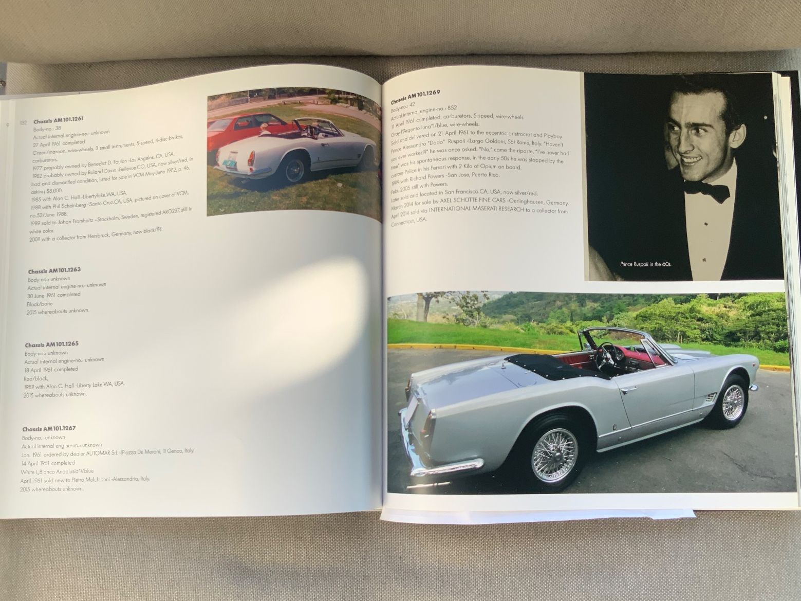Libri: Maserati 3500 GT Vignale – Usato da Erlenbach ZH venduto da Blondie1966 8