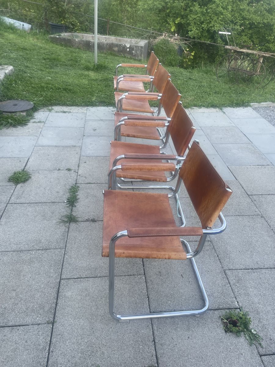 Sessel: 3 Leder Freischwinger – Gebraucht aus Hombrechtikon von leo_r5wr