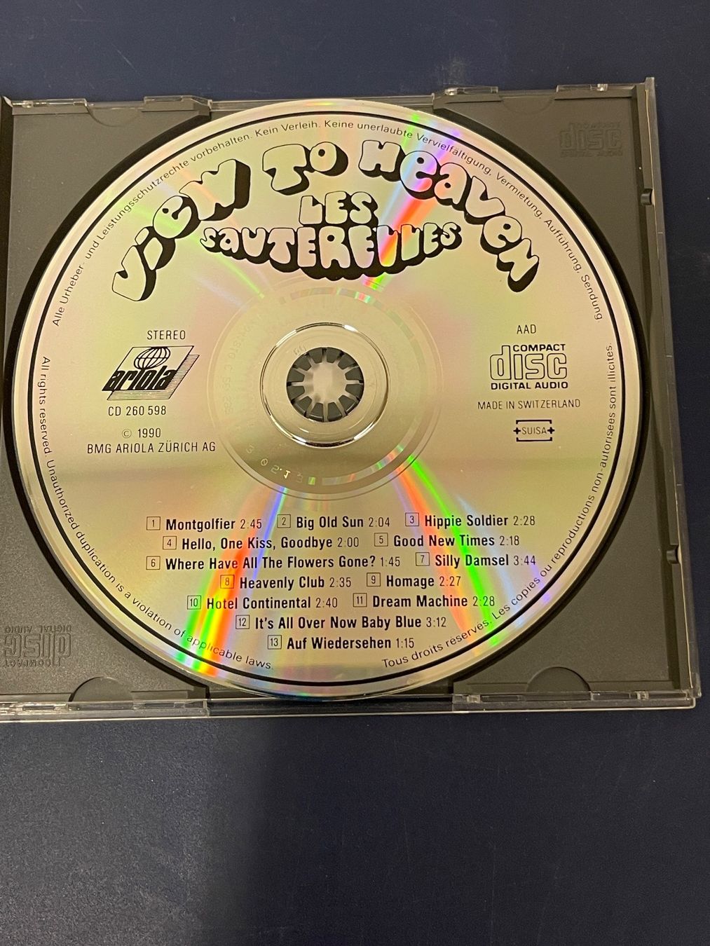 CD: Sauterelles - View to Heaven – Usato da Rüti ZH venduto da alumedien 3