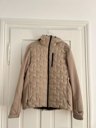 Protest Herren Jacke beige L halb Daunen