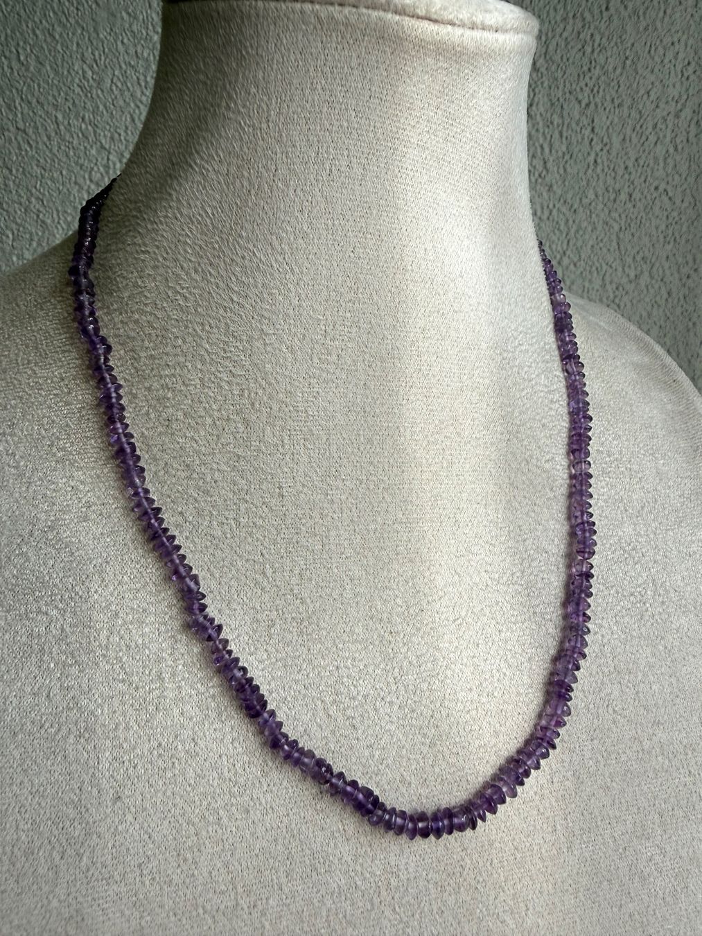 Ketten: Amethyst Kette mit Silber Verschluss 925 – Gebraucht aus Spiegel b. Bern von Rogger72 1