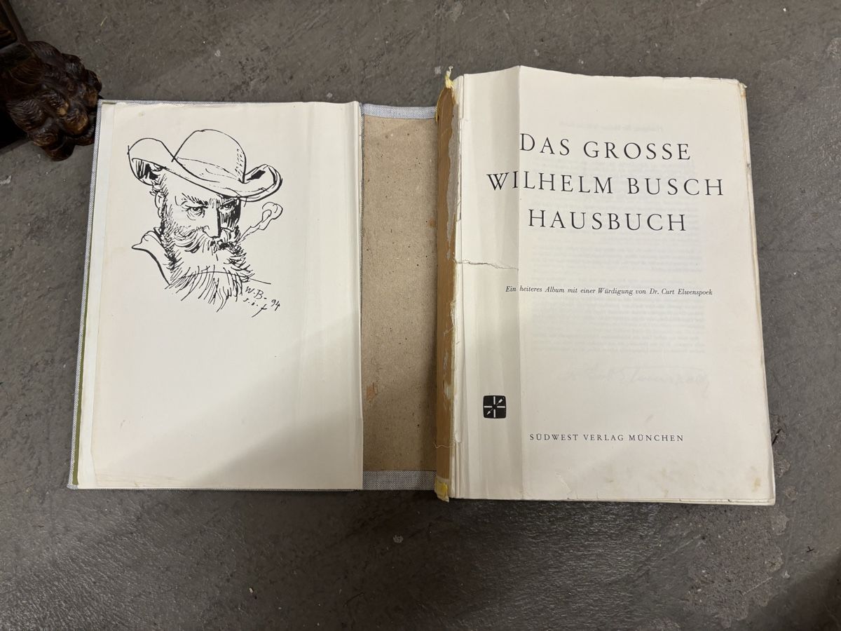 Libri: Das grosse Wilhelm Busch Hausbuch 1961 – Usato da Flums venduto da Limatools 1