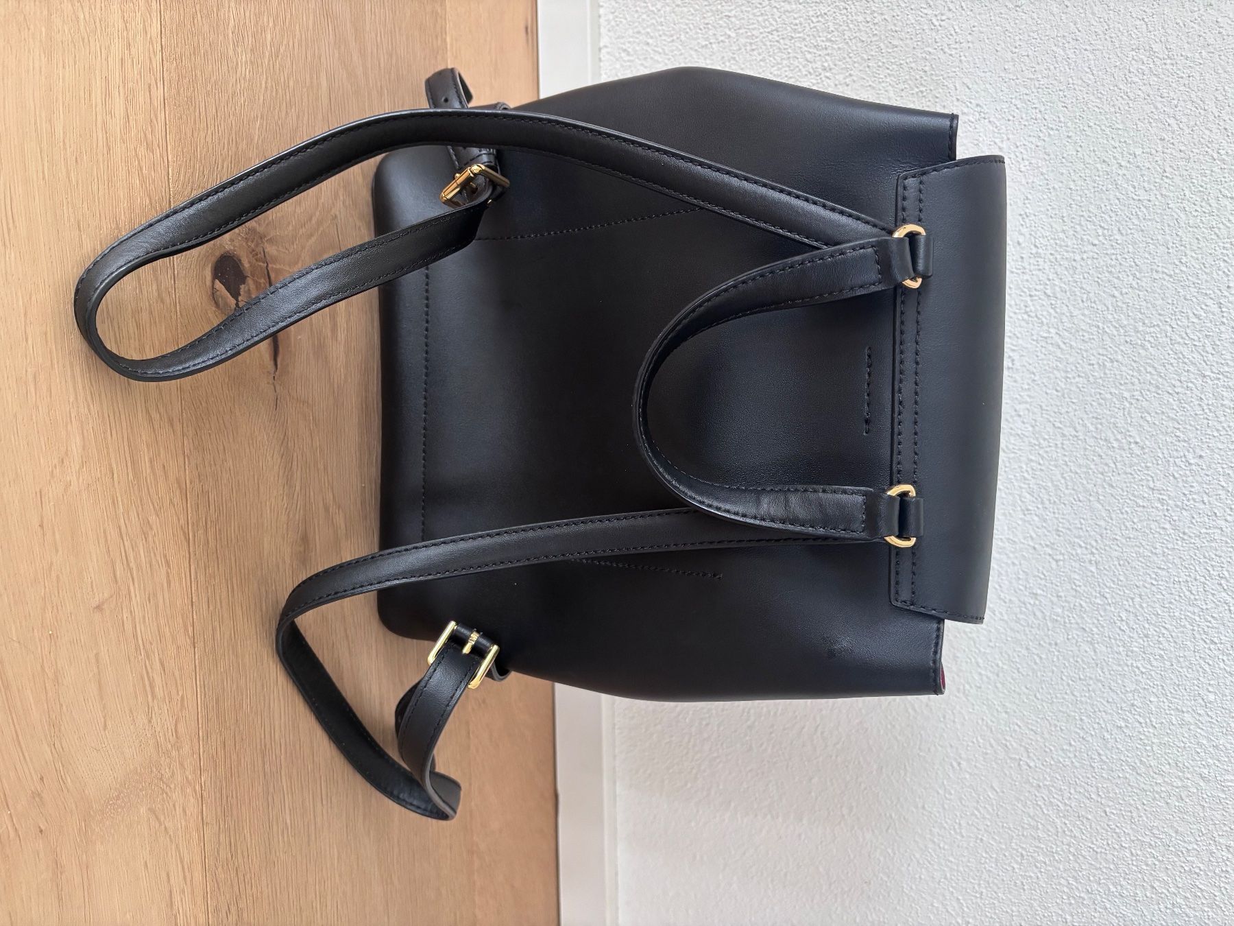 Ralph Lauren Zaini: Ralph Lauren Drawstring Leather Backpack – Usato da Winznau venduto da Lauralavera1 1