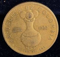 KOLUMBIEN 20 PESOS 1982