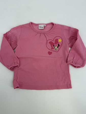 Langarmshirt Gr. 86/92 Disney Minnie Mouse 