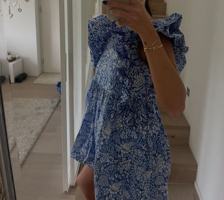 blaues ZARA kleid S/XS
