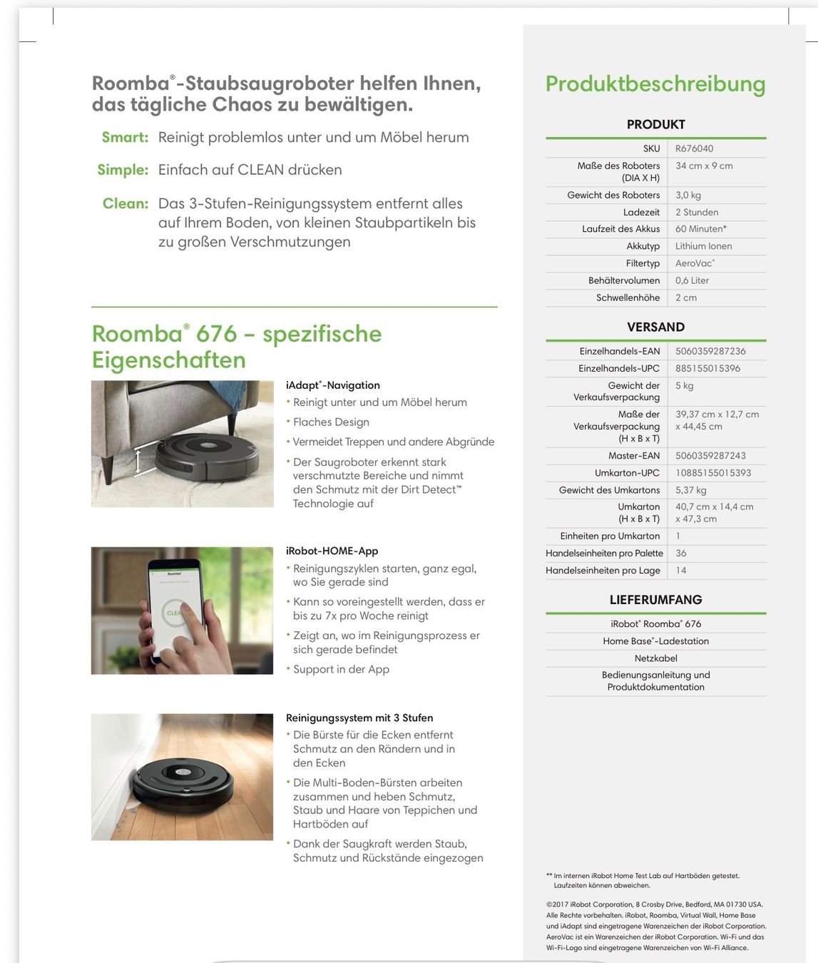Irobot Staubsauger & Zubehör: iRobot Roomba gris – Gebraucht aus St-Pierre-Clages von ste_xk6p 8