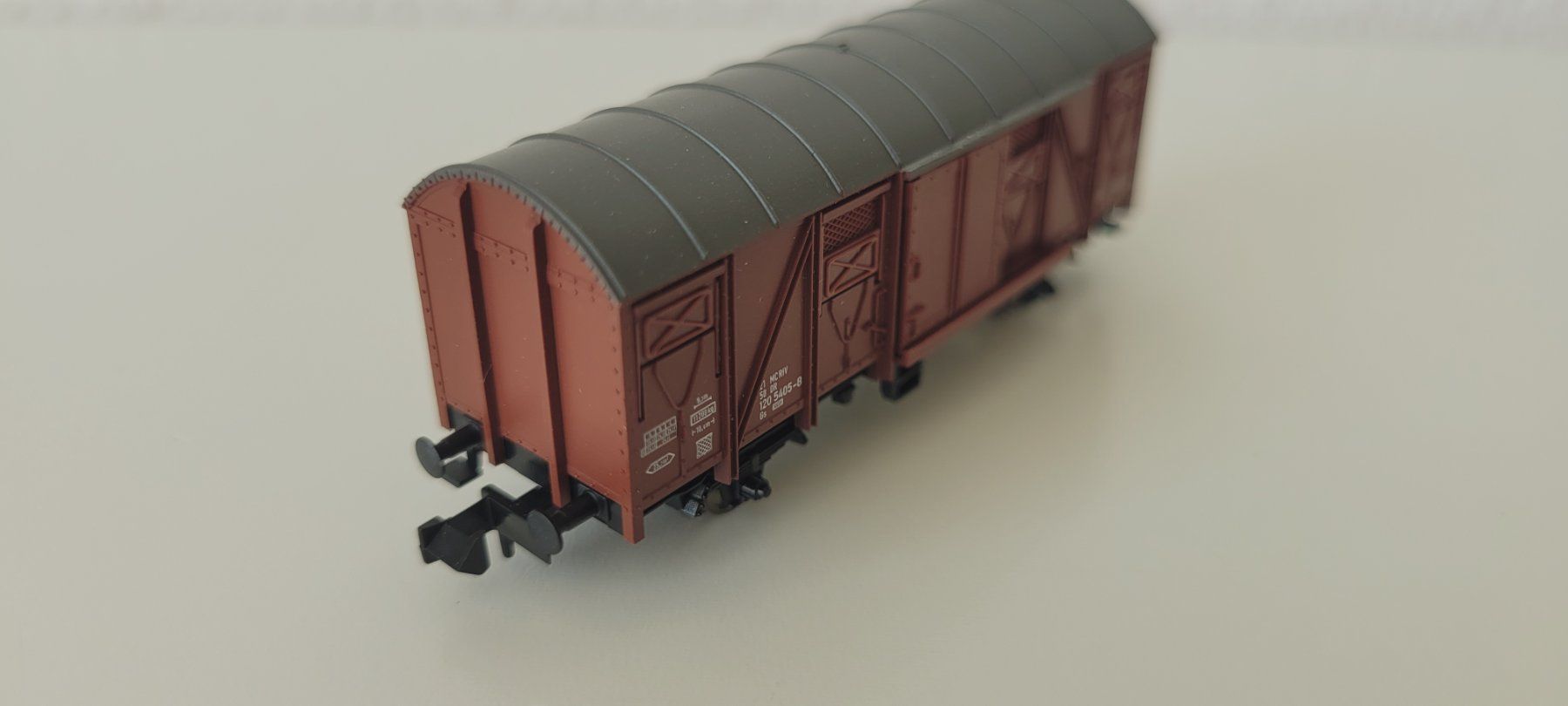 Fleischmann Modellini di ferrovie: Gedeckter Güterwagen Typ Gs – Usato da Wittenbach venduto da Hase113 2