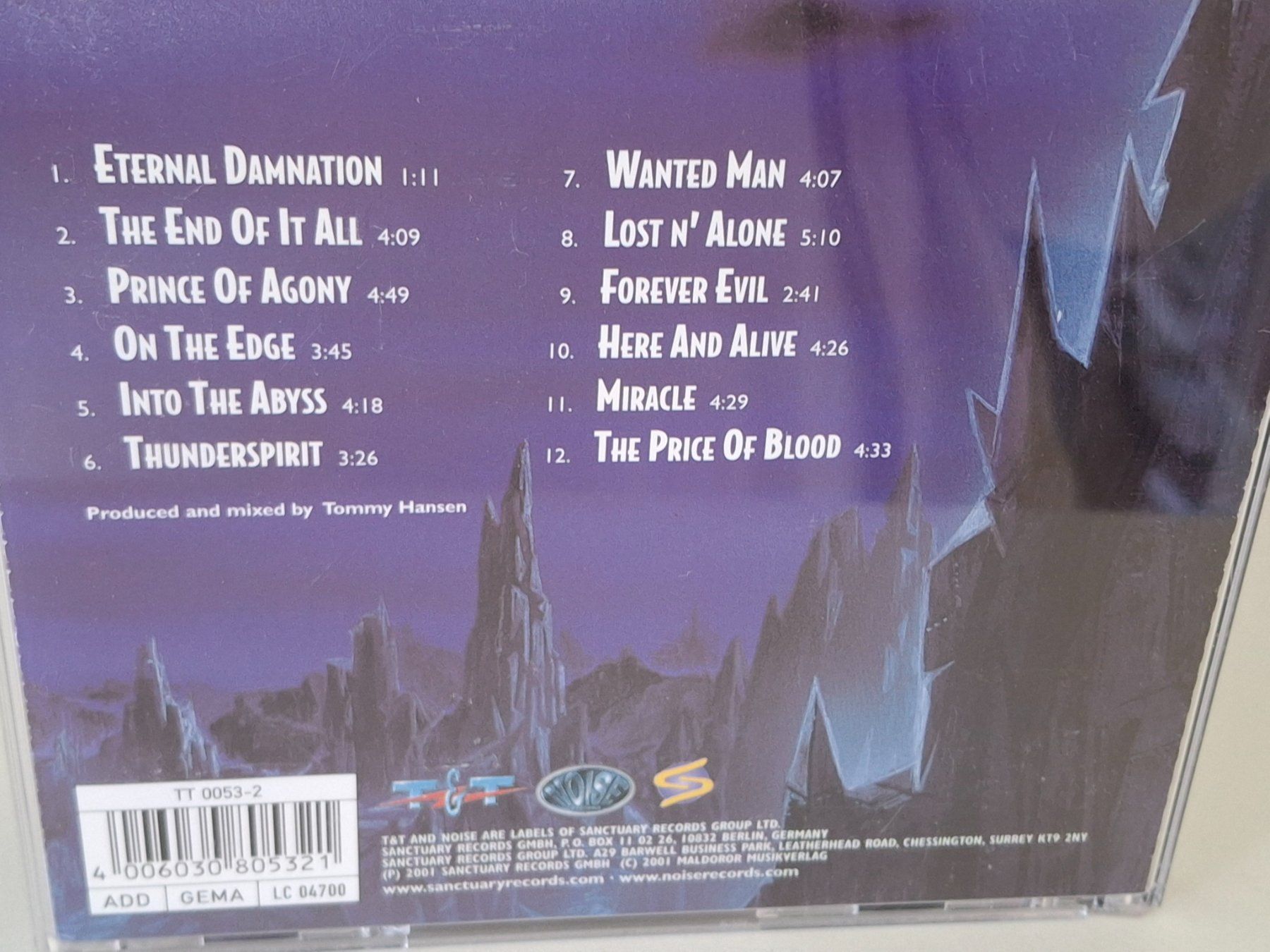 CD: CD Iron Fire - On The Edge Seltene Metal CD – Usato da Aarberg venduto da Jackup1 1