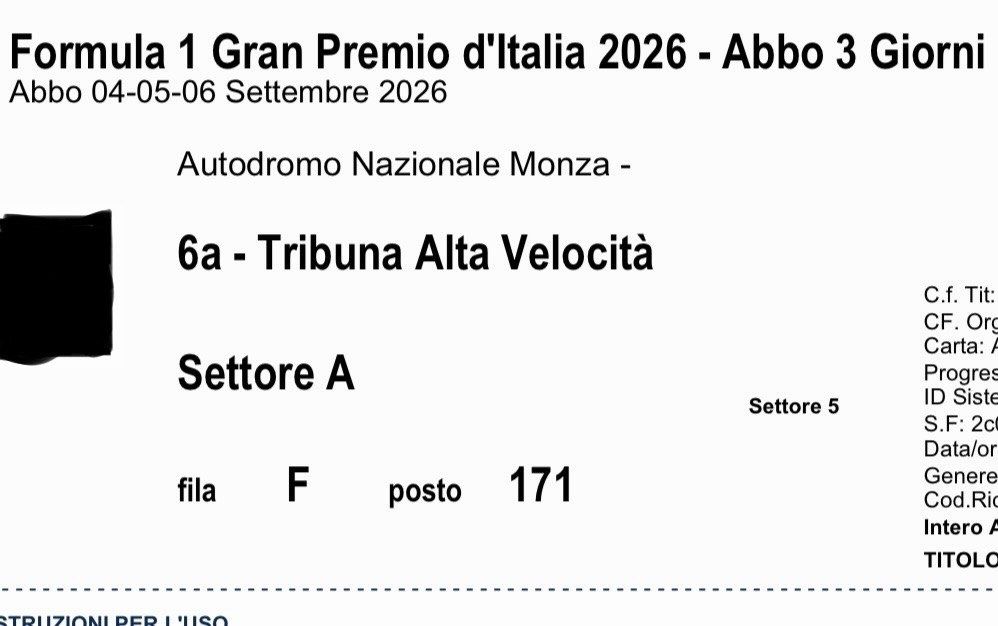 Biglietti: Monza Formula 1 GP 2 Tickets/Hotel 4.-6.9. – Nuovo e nell'imballaggio originale da Degersheim venduto da Starkigel 2