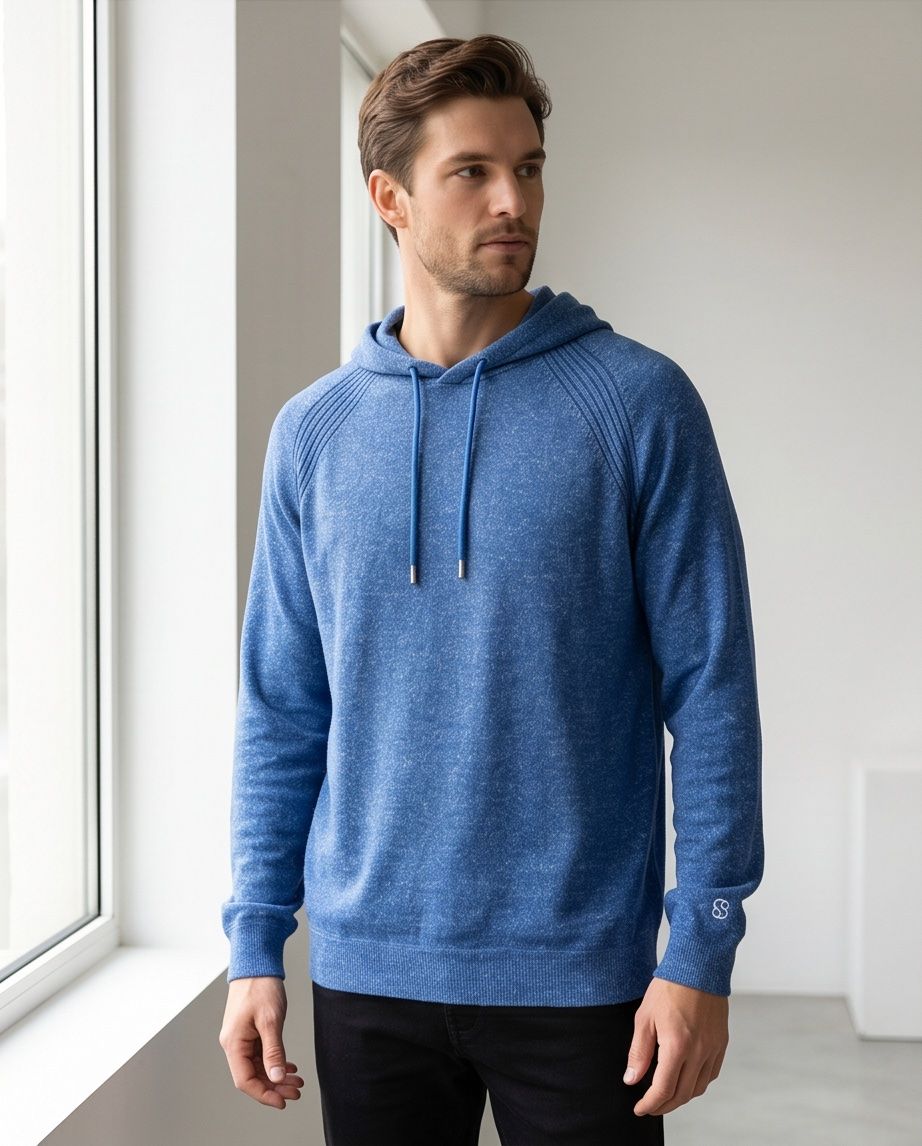 S.Oliver Maglioni & Felpe: S.Oliver pull capuche bleu homme - neuf - XL – Nuovo e nell'imballaggio originale da Vuisternens-Romont venduto da gol_xp6p