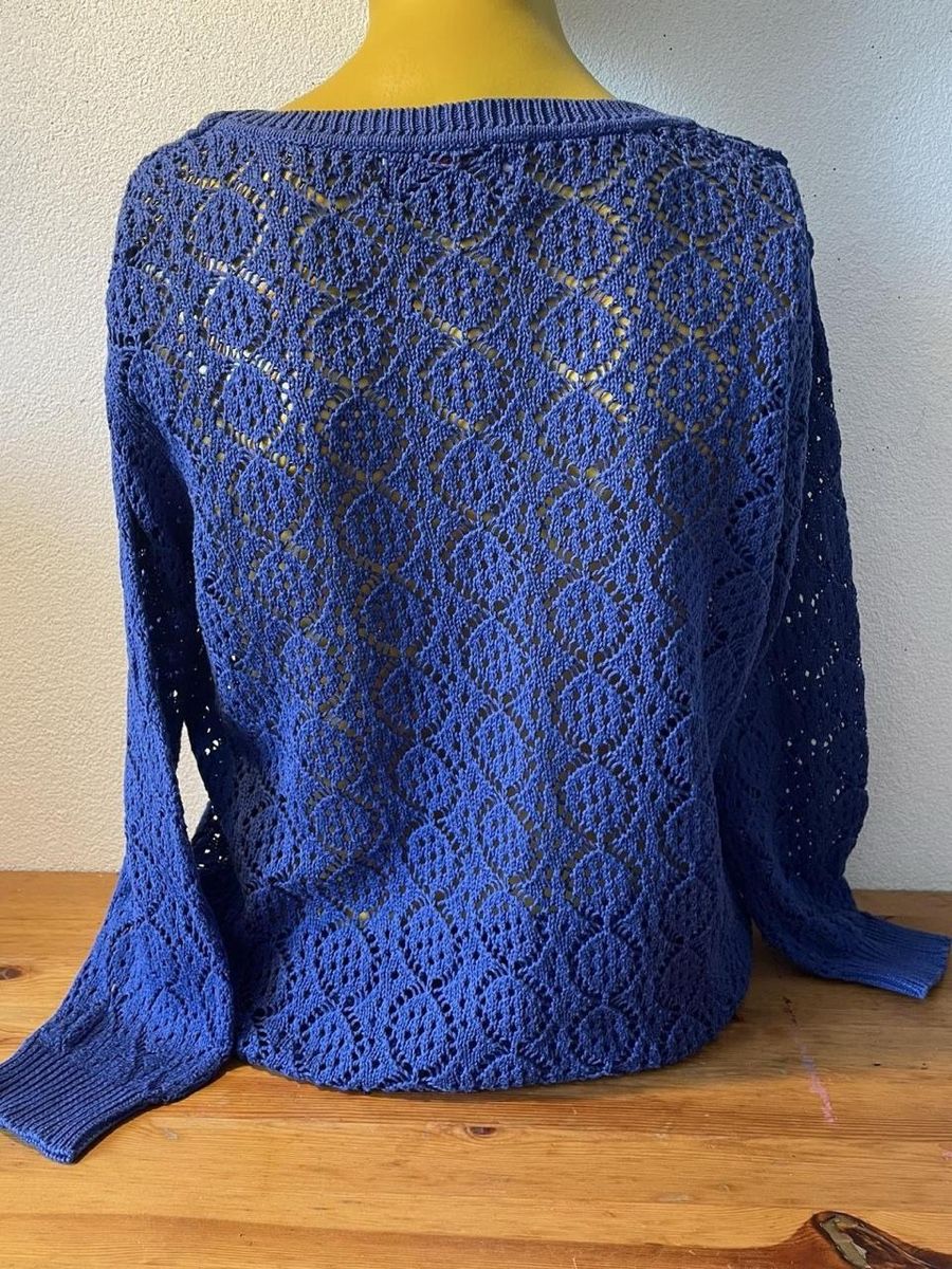 Pullover & Sweatshirts: Pull Springfield bleu dentelle – Gebraucht aus Troinex von Irisglo 2