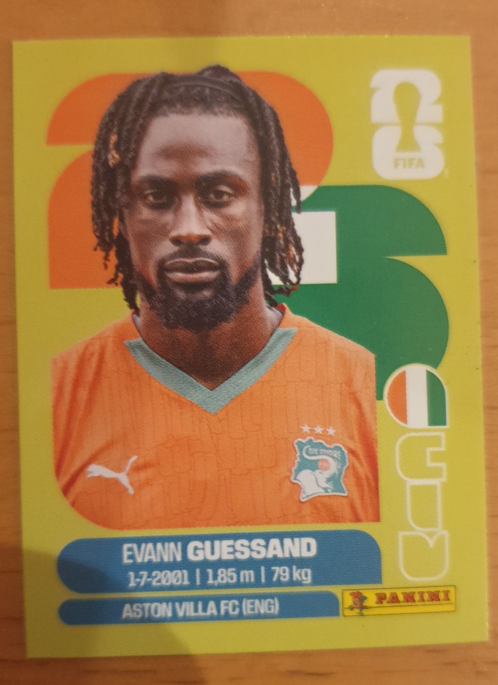 Panini Carte collezionabili: Panini WM 2026 CIV EVANNI GUESSAND 19 – Nuovo (secondo la descrizione) da Einsiedeln venduto da MGXX