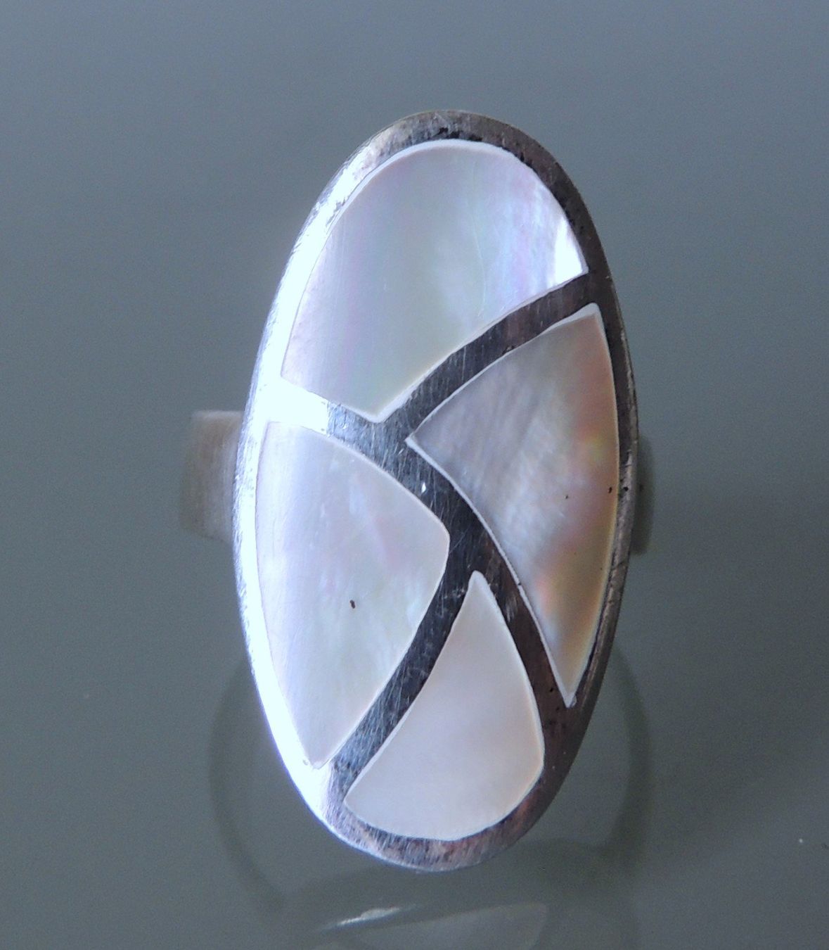 Anelli: Perlmutt Silber 925 Fingerring Gr. 56 – Usato da Waldenburg venduto da schaller707 4