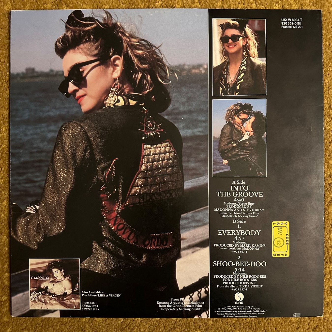Dischi in vinile: MAXI - Madonna - Into The Groove – Usato da Breganzona venduto da Onairda75 1