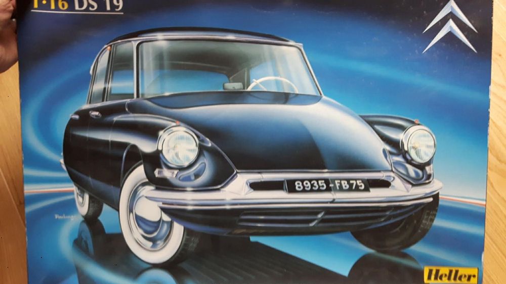 Maquette voiture : Citroën DS 19 – Heller - Le Monde Jouet