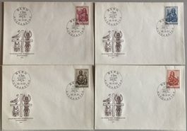 FDC Evangelisten 1961 illustriert ohne Adresse, SBK 180 Fr.