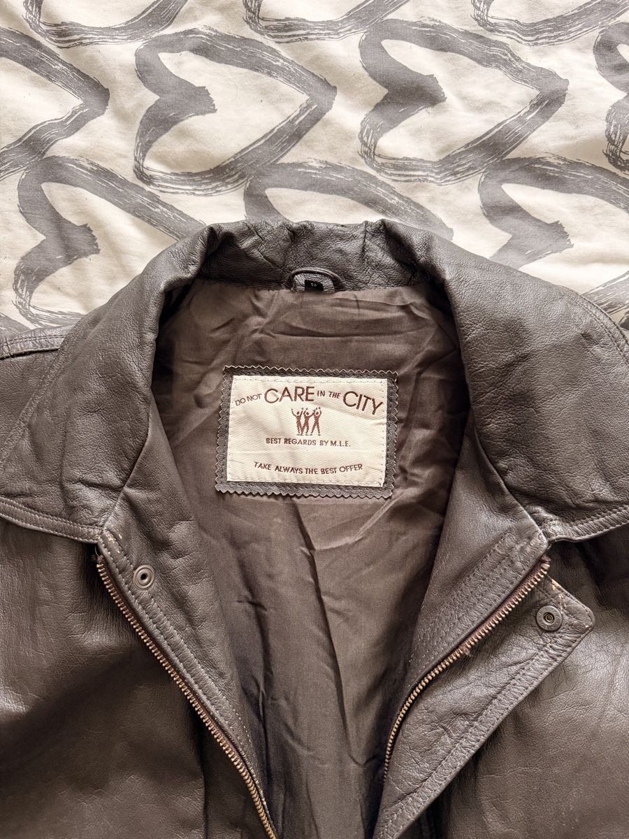 Vestes: Authentic vintage oversize leather jacket – D'occasion à Steinhausen par myclosetsale 2