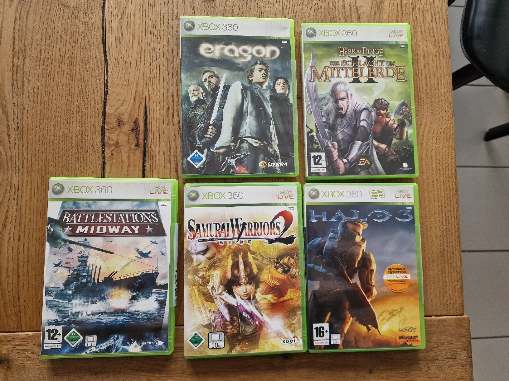 Spiele: 5 Spiele XBOX 360 – Gebraucht aus Horgen von Happi76