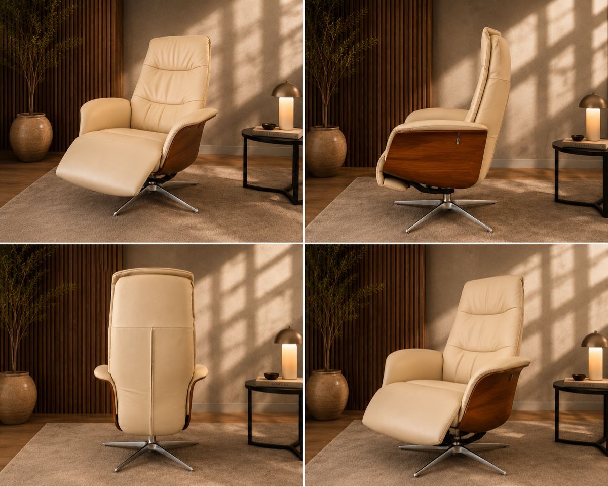 Livique Sessel: LIVIQUE  Design Relaxsessel EIGER – Leder – Neu (gemäss Beschreibung) aus Luterbach von tomxvi_99 4