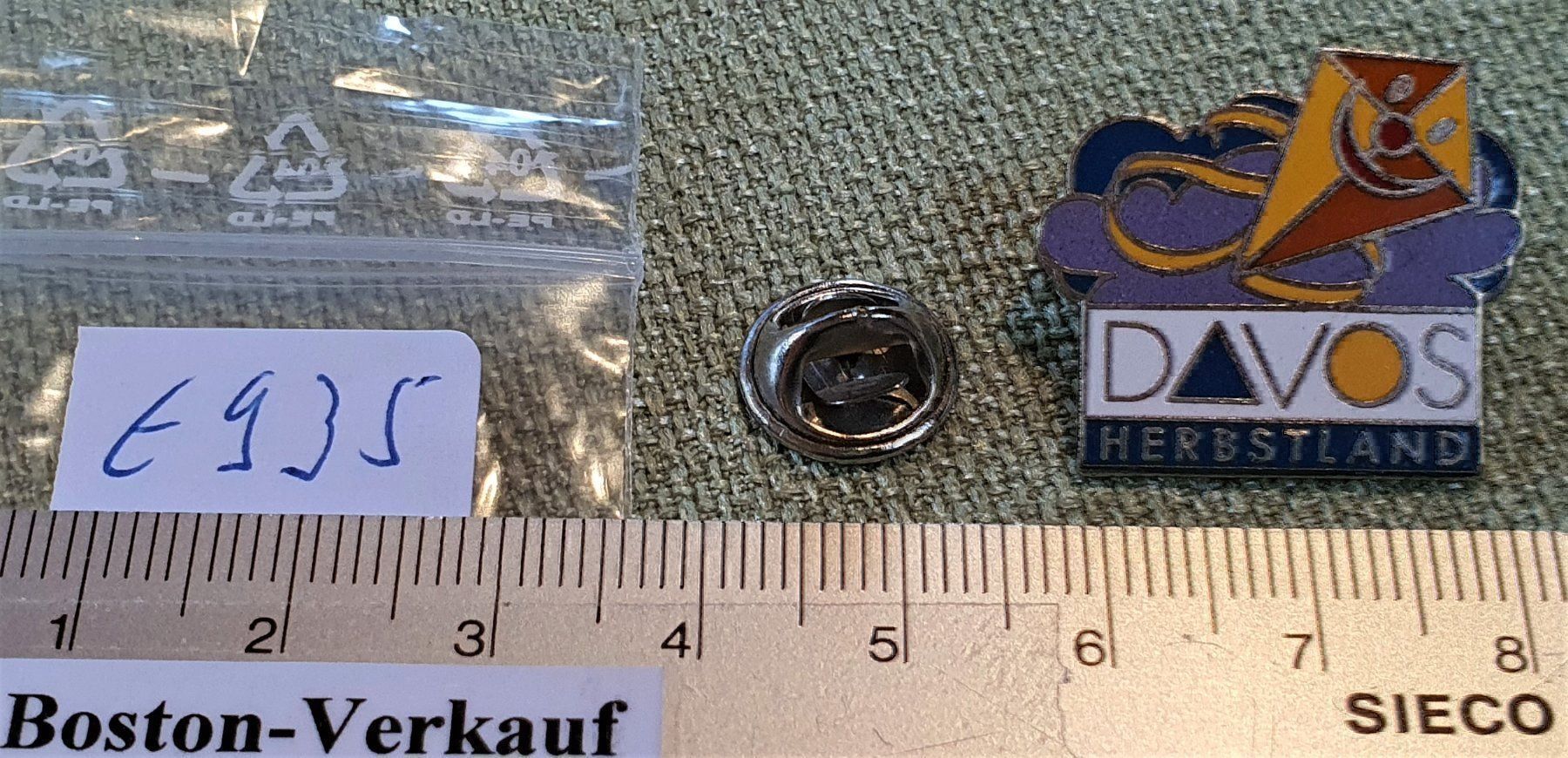 Placchette & Badge: E935 - Pin Davos Herbstlandschaft Suisse – Usato da Reinach BL venduto da Boston-Verkauf 2