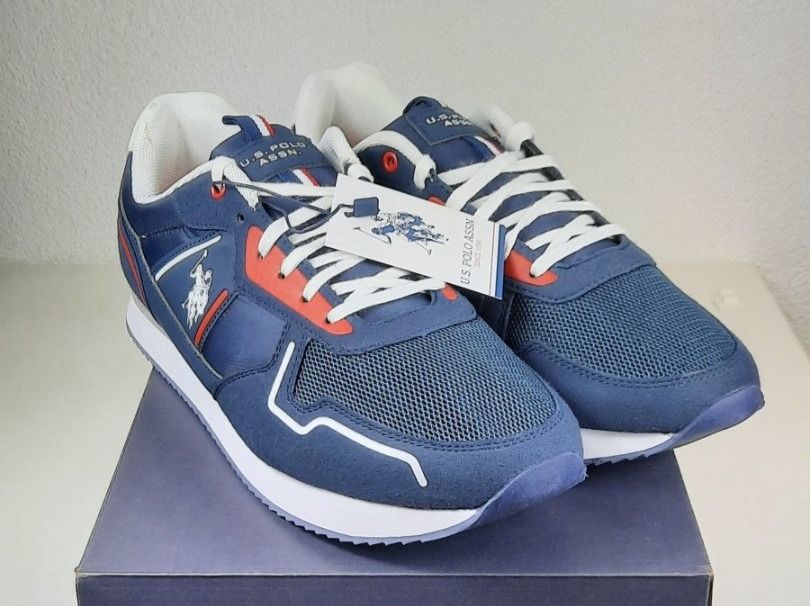 US Polo Herrenschuhe: U.S. POLO ASSN. Sneaker blau Gr. 43 – Neu und originalverpackt aus Seuzach von VT-Collections1 6