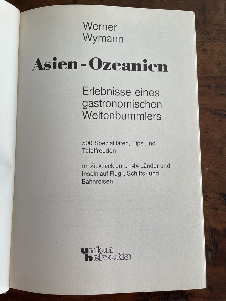 Libri: Asien - Ozeanien von Werner Wymann – Usato da Verscio venduto da Foroglio 3