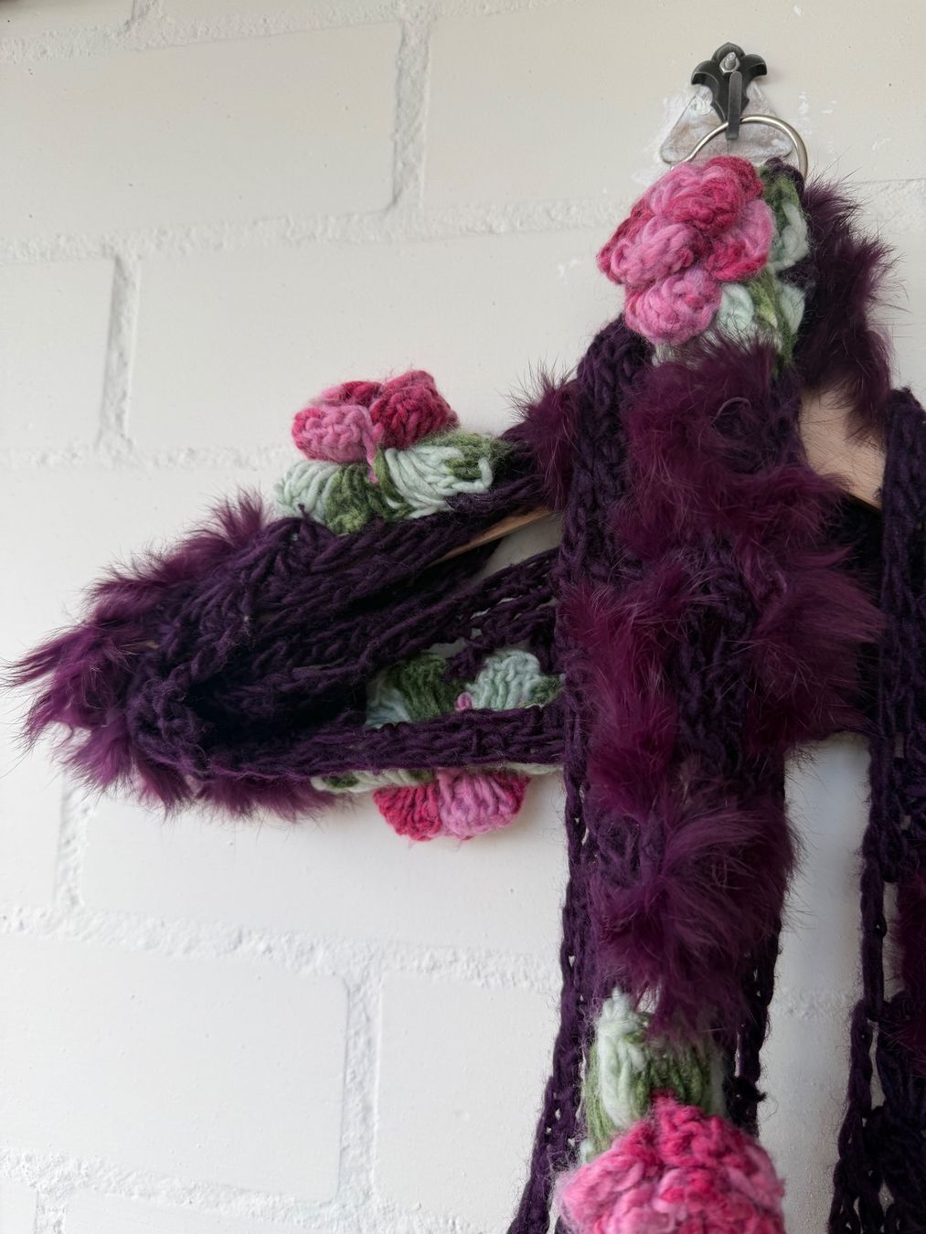 Foulard & Sciarpe: Schal Mit Blumen 🌺 und Pelz – Nuovo (secondo la descrizione) da Brütten venduto da Rod816 4