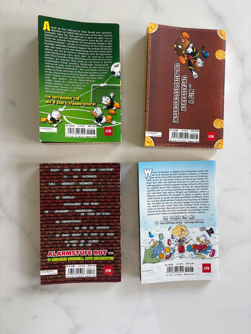 Fumetti: 4 Lustiges Taschenbuch Set – Usato da Lausen venduto da Swissart123 1