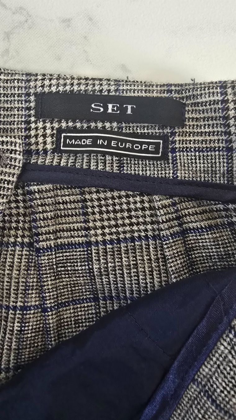 Pantaloni: Stoffhose kariert von SET - Grösse 36 – Usato da Meilen venduto da melanieolivia 3