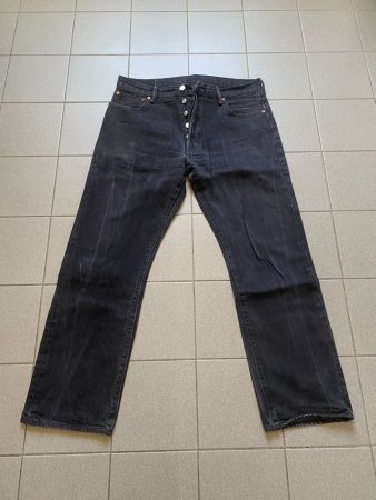Levis 501 Jeanshose / W36 x L32 / Schwarz / Guter Zustand!