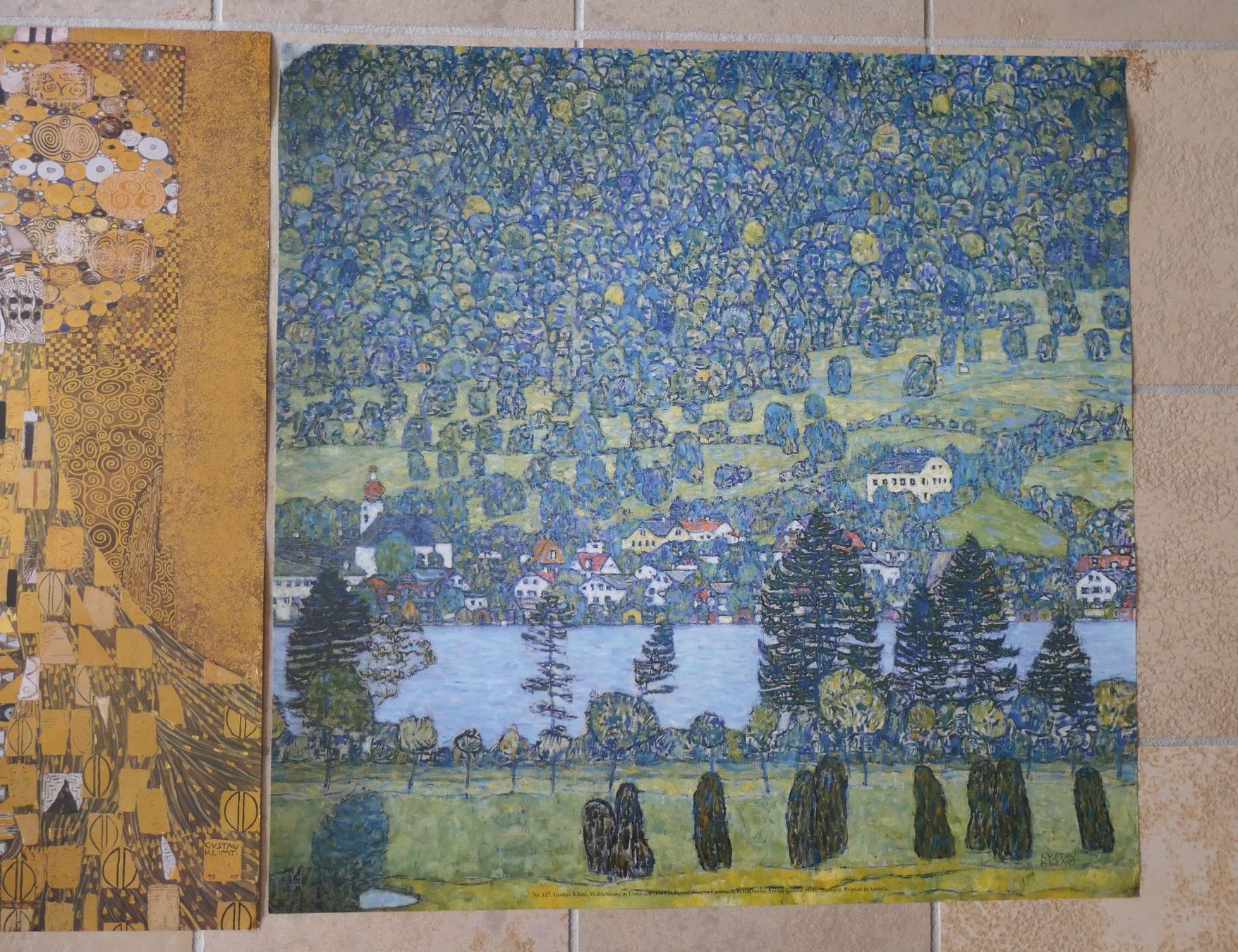 Foto & Immagini: KLIMT 3 Kunstdrucke Kuss/Adele/Waldabhang Masse im Text – Nuovo (secondo la descrizione) da Meikirch venduto da Bazooka07 3