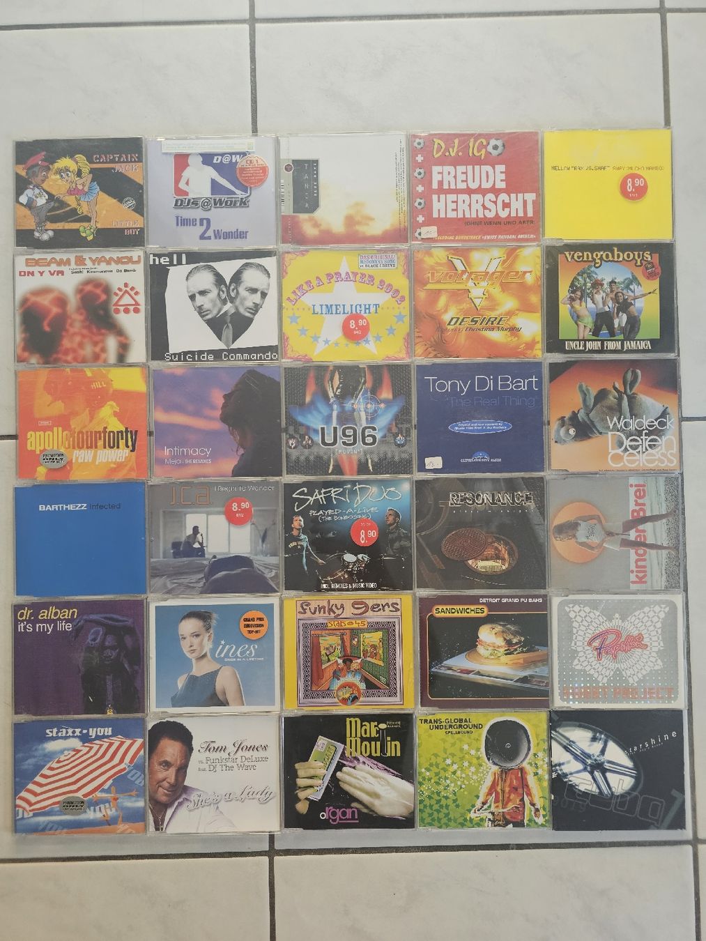 CD: CD Single Sammlung, 60 Stk. Dance, Trance, House etc. – Usato da Biberist venduto da Foolio0