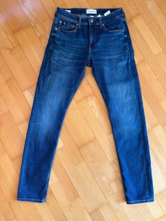 Herren Jeans Calvin Klein W30 L32 dunkelblau