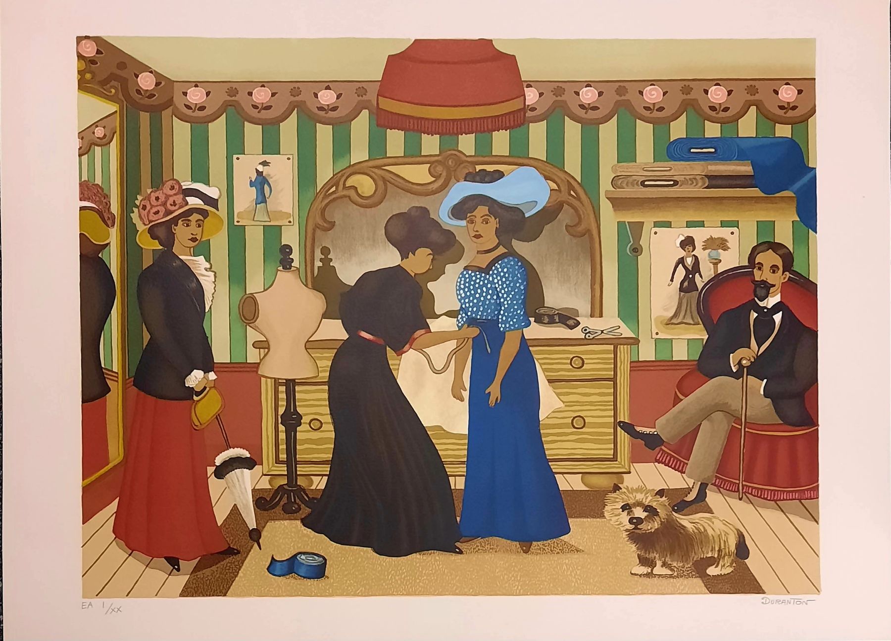 Grafica & Litografie: ANDRÉ  DURANTON NE  EN 1905 – Usato da Genève venduto da Enigme8