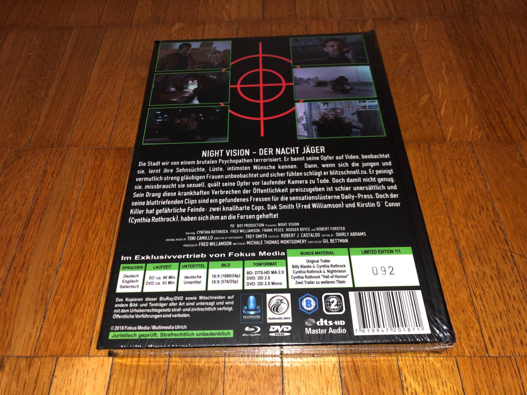 Alle DVDs: Night Vision - MEDIABOOK - C - UNCUT – Neu und originalverpackt aus Basel von havsok 1