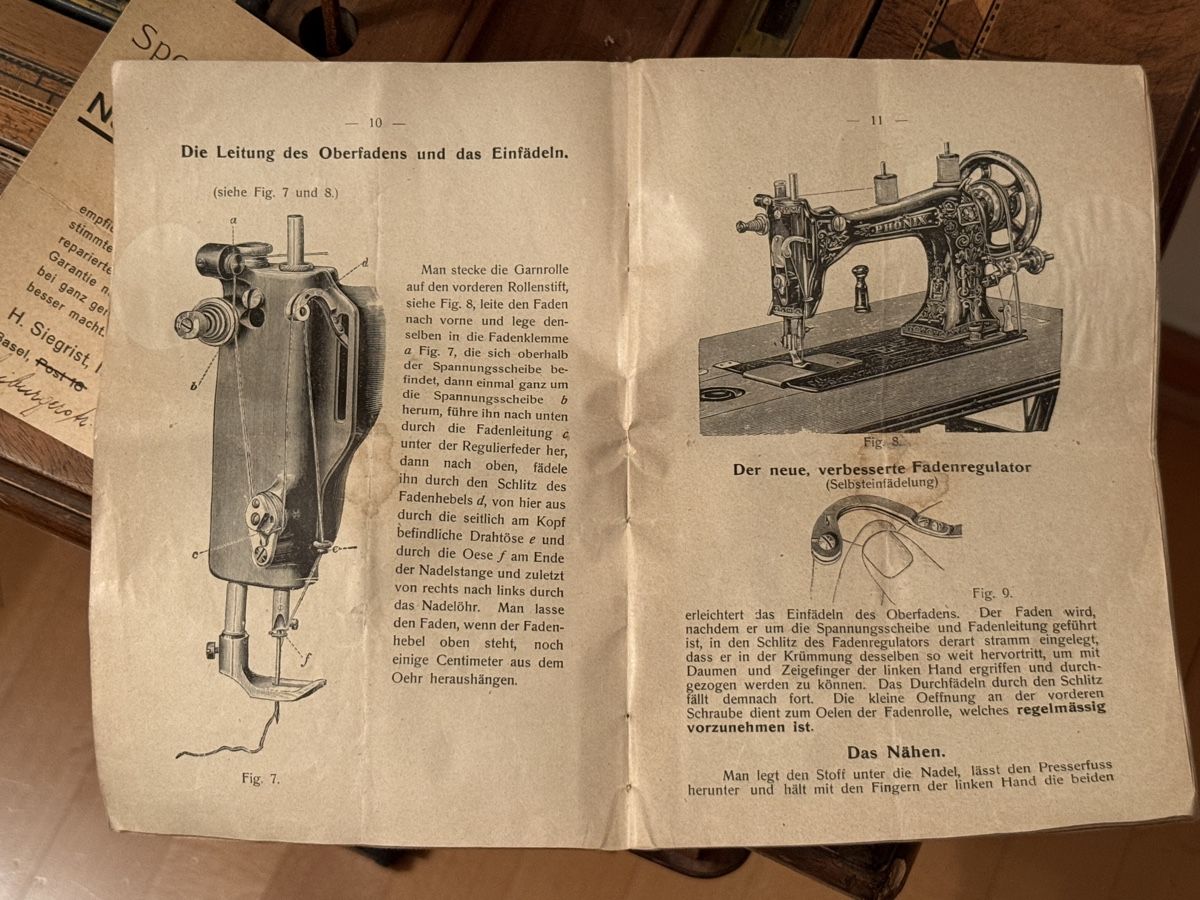 Phoenix Nähmaschinen: Nähmaschine Phönix, Antik. Gut erhalten. – Gebraucht aus Allschwil von bianco2750 4