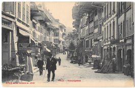Thun Hauptgasse sehr belebt