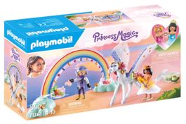 PLAYMOBIL Princess 71361 Himmlischer Pegasus mit Regenbogen