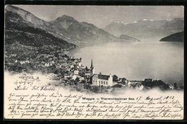 Weggis /Vierwaldstättersee, Ortsansicht