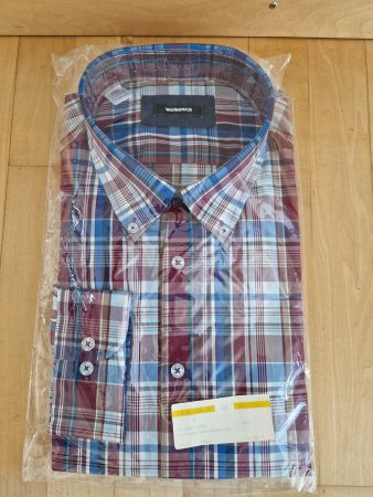 Neues Walbusch Hemd Gr. 43/44 kariert