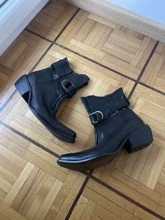 Very cool western/pirate leather boots in leather - 38
