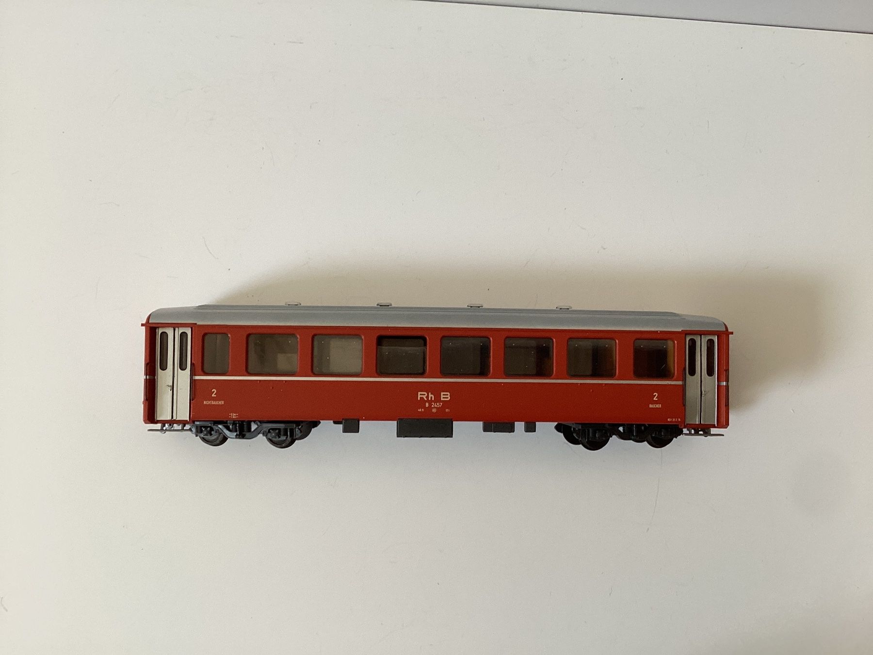 Bemo Modellini di ferrovie: Bemo Personenwagen RhB 1:87 H0m – Usato da Effretikon venduto da simtek_de